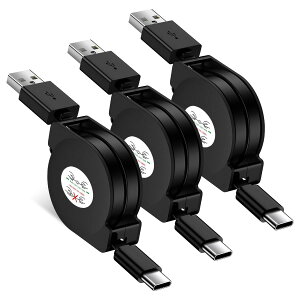 Viviber USB Type-C 莮[dP[uy3{Zbg/1Mz^Cv c X}zusbP[u [dR[hUSB 2.0 P[u i Phone16/15 Sony XperiaALGAGalaxyAiPadAiQOSANexus 5X/ 6P AhCh@Ή ub