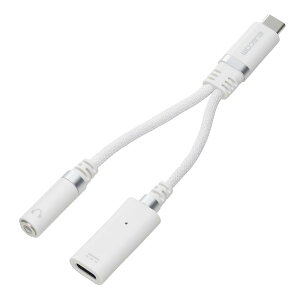�G���R�� USB C to 3.5mm �C���z�� �ϊ��A�_�v�^ �I�[�f�B�I �W���b�N�ϊ� DAC���� ���ϋv �n�C���] �[�d���Ȃ��� PD�Ή� �y ���y/�ʘb �z i Phone�Eandroid�Ή� �u���b�N MPA-C35DSPDWH