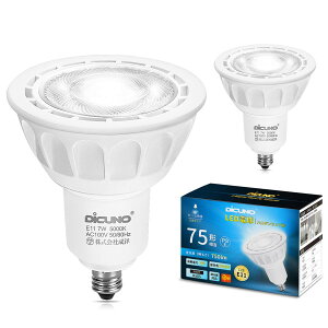 DiCUNO E11 LEDd X|bgCg Ή 7W 75W`nQd F 5000K 750lm LEDX|bgCg Lp Px AC100V PSEF؍ς zCg 2