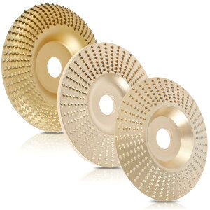 ZBabyXinDZ_JP 3pcs 木工用アングルグラインダー研磨ディスク グラインドディスク ディスクグラインダー 替刃 木工 高硬度 木工 加工(10cm*1 9.8cm*2)