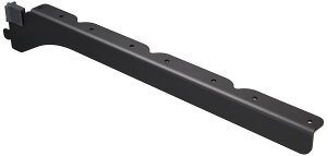 和気産業(Waki Sangyo) 1X4ピラシェル棚受 棚受け金具 1X4材 4枚用 左 ピラシェルシリーズ 棚板 壁面 収納 1枚入り 黒 WPS042