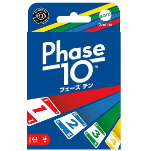 �}�e���Q�[��(Mattel Game) �t�F�[�Y �e�� Phase 10 �Q�[�� �p�[�e�B�[�O�b�Y �m��Q�[�� �J�[�h�Q�[�� 112�� 2-6�l�p 7�΂��� �u���[ HCF91
