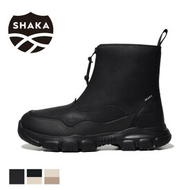 【在庫限定セール】【2023 秋冬】シャカ SHAKA SK-228 センタージップブーツ TREK ZIP BOOTIE AT メンズ レディース ユニセックストレックジップブーディ ブーツ ショートブーツ アウトドア キャンプ 黒 ブラック 厚底 TAUPE