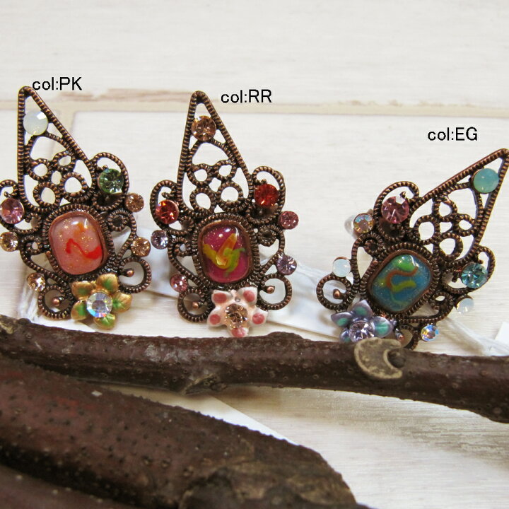 楽天市場】【30％off SALE】【インポート リング】☆お花モチーフ 