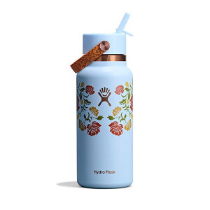 �n�C�h���t���X�N Hydro Flask Out West Collection 32 oz Wide Mouth Flex Straw �X�e�����X�{�g���i946ml�j�y���������z[32�I���X ���C�h�}�E�X �t���b�N�X�X�g���[ �}�C�{�g�� �h�����N�{�g�� ���� �ۉ� �ۗ�