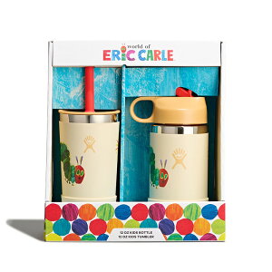 �y���胂�f���z�n�C�h���t���X�N Hydro Flask Eric Carle Collection 12 oz Tumbler & Bottle Set KIDS �X�e�����X�{�g���i354ml�j[12�I���X ���ǂ��p �q�� �L�b�Y �h�����N�{�g�� ���� ������ �ۉ� �ۗ� ���@�r �M