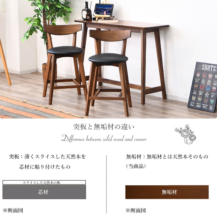 楽天市場】バーカウンターテーブル カウンターテーブル ハイテーブル 3  
