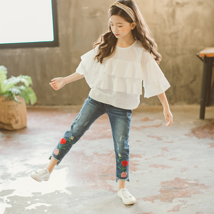 楽天市場】韓国子供服 キッズトップス 白シャツ 子供服 女の子 白