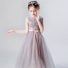 発表会 子供ドレス 女の子 ワンピース チュールスカート フォーマル 子ども お姫様 プリンセスドレス 花付き 花嫁 二次会 パーティー ピアノ 入学式 発表会 結婚式 七五三 入学式 女の子 ワンピース ピンク