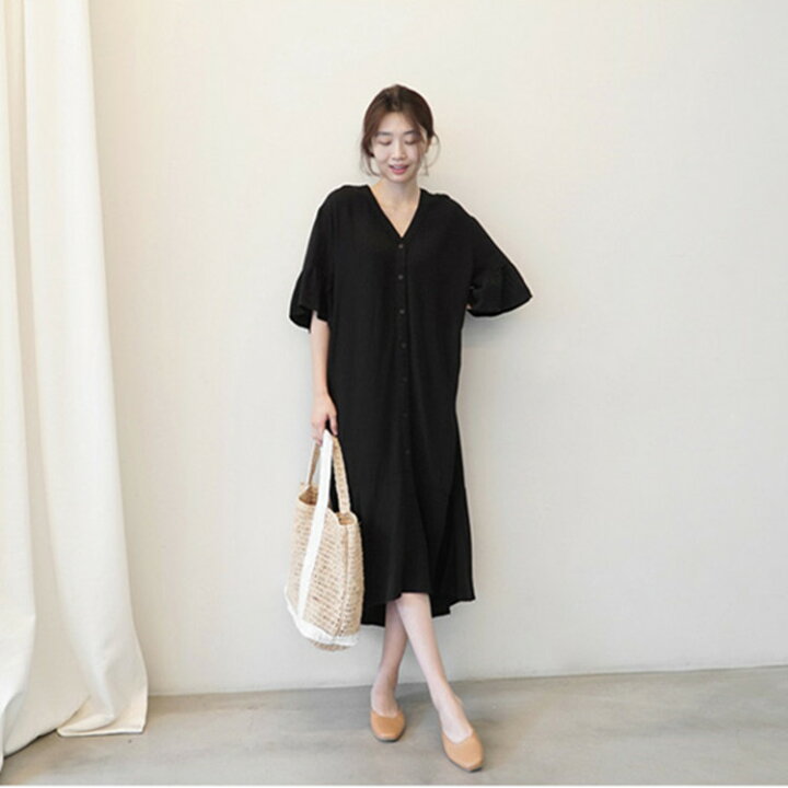楽天市場 韓国 ワンピース 白ワンピース マキシワンピース カジュアルワンピース レディース シフォンワンピース レディースファッション ワンピ Aライン エレガント おしゃれ ワンピース ボニール