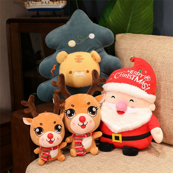 楽天市場 クリスマス飾り サンタクロース人形 クリスマス ぬいぐるみ クリスマスツリー クッション トナカイ サンタクロース 柔らかい おもちゃ人形 装飾おもちゃ 抱き枕 誕生日 クリスマスイブ 贈り物 プレゼント 人気 季節用品cm 25cm 35cm 45cm 50cm 70cm ボニール
