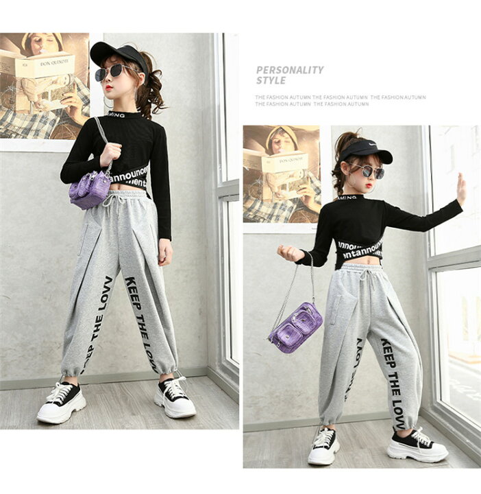 楽天市場】韓国子供服 セットアップ キッズダンス衣装 ヒップホップ 