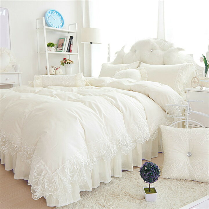 楽天市場 送料無料 布団カバー シングル 3点セット 綿100 掛け布団カバー ダブル 布団カバー ダブル フリル レース 姫系 おしゃれ 4点セット ベッド カバー おしゃれ ベッド カバー マットレスカバー マットレスシーツ ベッドスカート 北欧 寝具カバー ボニール 楽天市場 送料無料 布団カバー シングル 3点セット 綿100 掛け布団カバー ダブル 布団カバー ダブル フリル レース 姫系 おしゃれ 4点セット ベッド カバー おしゃれ ベッド カバー マットレスカバー マットレスシーツ ベッドスカート 北欧 寝具カバー ボニール