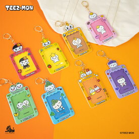 【：10%OFF SALE：】ソロモン商事【TEEZ-MON フォトカードキーホルダー TZMN_TCH】PHOTOCARD KEY HOLDER フォトカードケース トレカホルダー 写真収納 トレカケース pc holder pc case HANAMON WINKLEMON ZZANGMON MONNY YONGGAMON IKEMON TUTUMON JJONGMON