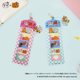 ソロモン商事【BONGBONGEE x MUZIK TIGER 人生4カットフォトキーリング fpk-bbm】4CUT PHOTO KEYRING かわいい キャラクター ボンボンイ ムジークタイガー