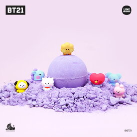 【：30%OFF SALE：】 ソロモン商事【BT21 minini マスコットバスボール (全7種中ランダム) 】MASCOT BATHBALL BT21_BBO_M 入浴剤 お風呂 ラベンダーの香り KOYA RJ SHOOKY MANG CHIMMY TATA COOKY