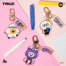 【：30%OFF SALE：】ソロモン商事 【TRUZ アクリルキーリング ver.2 DECO PACK】ACRYLIC KEYRING アクキー CHILLI ROMY YOCHI BONBON LAWOO HIKUN SOM RURU WOOPY PODONG チリ ロミー ヨチ ボンボン ラウ ヒークン ソム ルル ウーピー ポドン