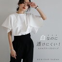 ＼全品対象10%OFFクーポンで2970円！11日1:59まで／ 透けにくい カットソー レディース トップス 半袖 Tシャツ 無地 …