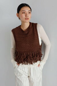 �_�H�劽�}�Z�[��60��OFF�N�[�|����2508�~11��1:59�܂Ł^ENC �G���N fringe roving knit vest / ���[�r���O�t�����W�j�b�g�x�X�g 88-005087