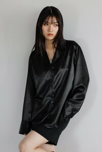 ENC �G���N satin tailor shirt / �T�e���e�[���[�V���c 88-005123