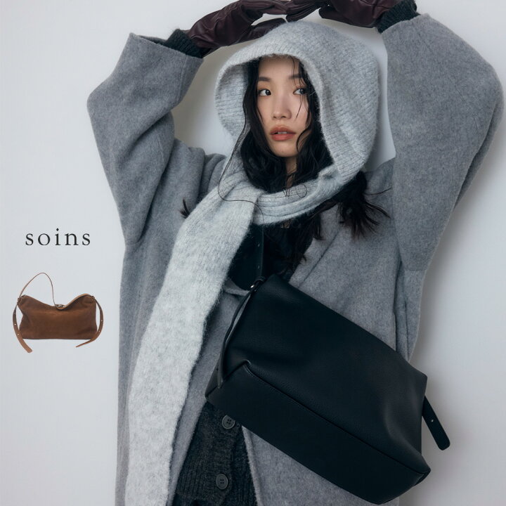 楽天市場】クタクタ感がこなれる soins ソワン ショルダーバッグ 2WAY 
