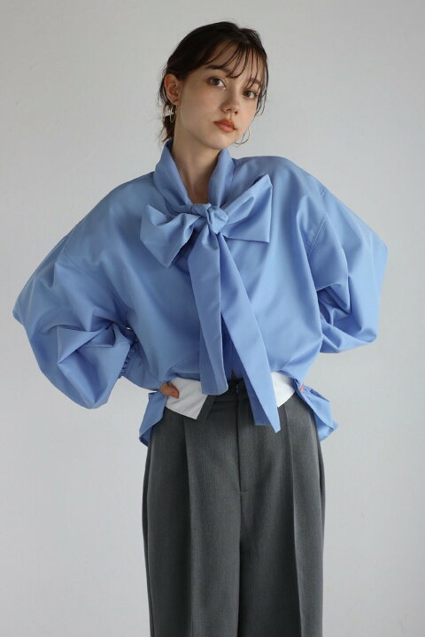 楽天市場】broadcloth ribbon shirt / ブロードボウタイシャツ 88 