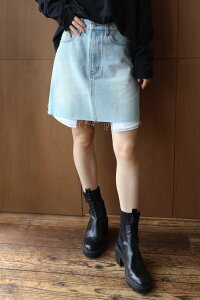 ENC �G���N heart rivet denim mini-skirt / �n�[�g���x�b�g�f�j���~�j�X�J�[�g 88-004251