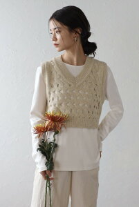 �_2�_�ȏ�w����50��OFF���܃N�[�|���I2695�~15��9:59�܂ŁI�^ENC �G���N V neck holed knit vest / V�l�b�N�z�[���j�b�g�x�X�g 88-004386