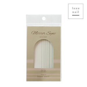 lC ~[ tB pE_[ V[g fUC A[g@laau nail Mirror Sync Sticker she line -mix size -