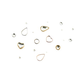 ジェルネイル ネイル メタル アート ストーン 素材@3D ATTACKER THE ULTIMATE FRAME for #2088 SS16 _a0445