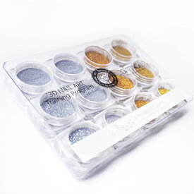 ボンネイル ジェルネイル ラメ アート グリッター セット@3D ATTACKER SPARKLING BASE Combination glitter palettes _287952