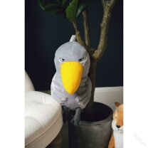 【SAQJEE】ぬいぐるみ ハシビロコウ グッズ 動物 置物 雑貨 縫い包み 鳥抱き枕 子供向け 添い寝 寝かしつけ やわらかい ク dショッピング |ぬいぐるみ potte ハシビロコウ （ ヌイグルミ