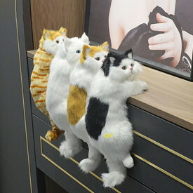 猫 ぬいぐるみ リアル 寝そべり 本物 そっくり ネコちゃん 置物 部屋 飾り インテリア 癒し ペット 一人暮らし