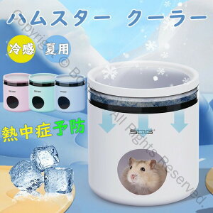 ハムスター クーラー 冷却 熱中症 対策 冷房 涼感 ハウス 夏の熱中症予防 爽やかプレート 保冷 夏涼感 小型ペット用 クールハウス 涼しい感じ 保冷小動物 ハムスターの家 隠し家 小動物夏の