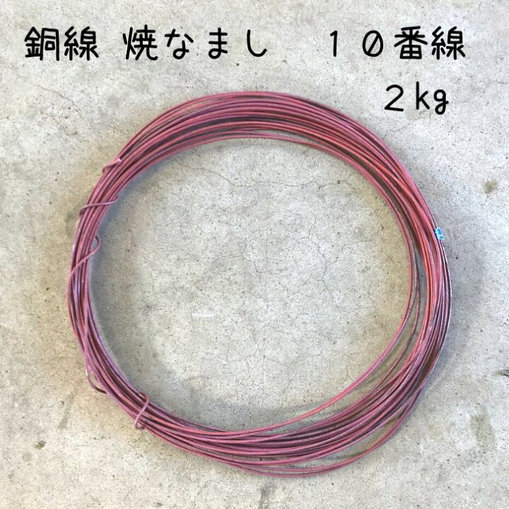 楽天市場】盆栽 銅線 なまし銅線 焼きなまし 2kg 10番線 盆栽道具  