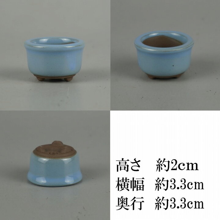 楽天市場】盆栽鉢 文 ミニ鉢 4点セット 豆鉢 長辺 約3.8cm 長方鉢 正方 
