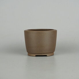 盆栽鉢 常滑 英明 小鉢 長辺 約 7.5cm 丸鉢 泥物 数量物 新品