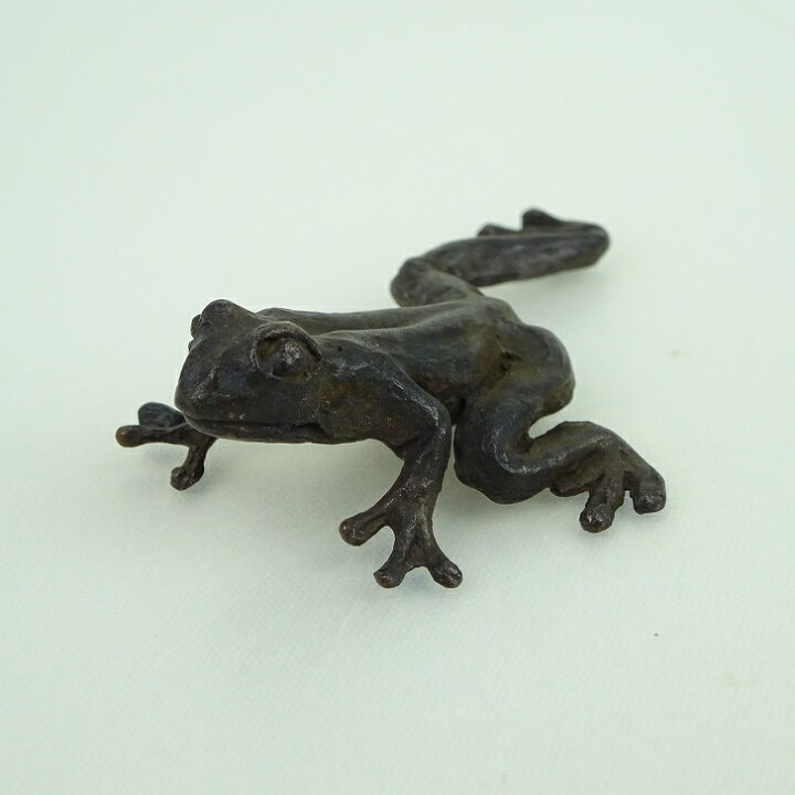 楽天市場】盆栽飾り 盆景 蛙 高さ 約1.3cm 添配 カエル かえる 銅製 