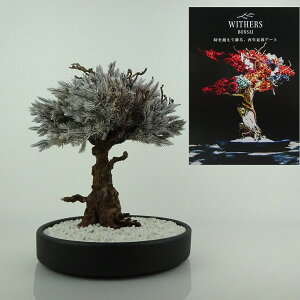 盆栽 飾り 枯れない盆栽 杜松 トショウ 高さ 約20cm Withers Bonsai 再生盆栽 フェイク盆栽 フェイクグリーン プリザーブド アート インテリア 鑑賞用 観賞用 小品 現品