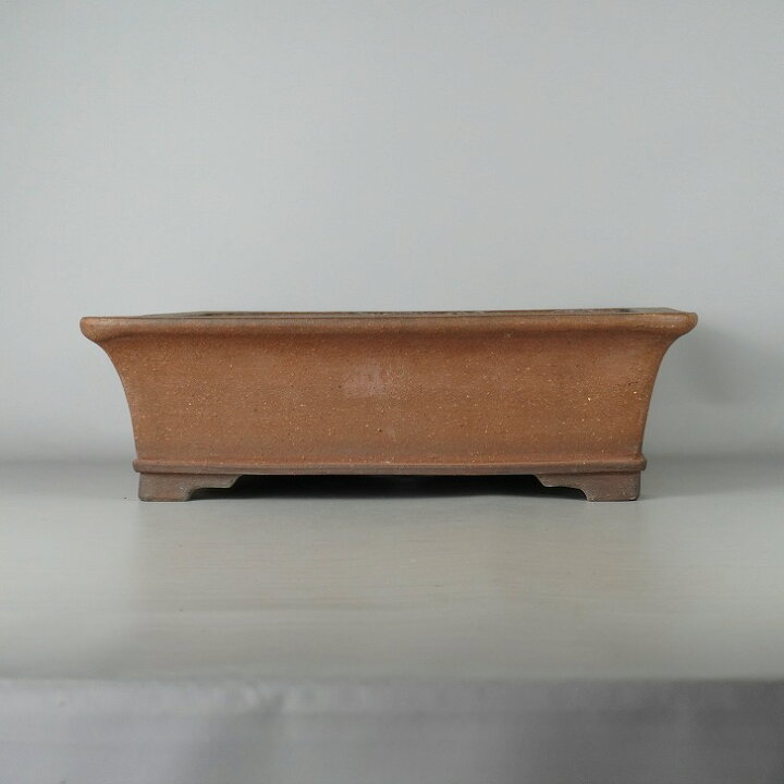 楽天市場】【中古】 盆栽鉢 常滑 中野 行山 大型 長辺 約41cm 長方鉢 