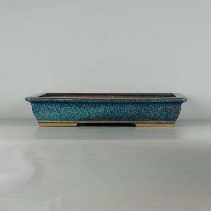 楽天市場】【中古】盆栽鉢 碧翠 水庄園製 大型 長辺 約 46.5cm 長方鉢 