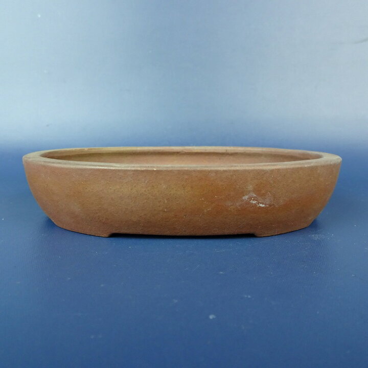 楽天市場】【中古】盆栽鉢 常滑 山秋造 小型 長辺 約 11.8cm 楕円鉢 泥 