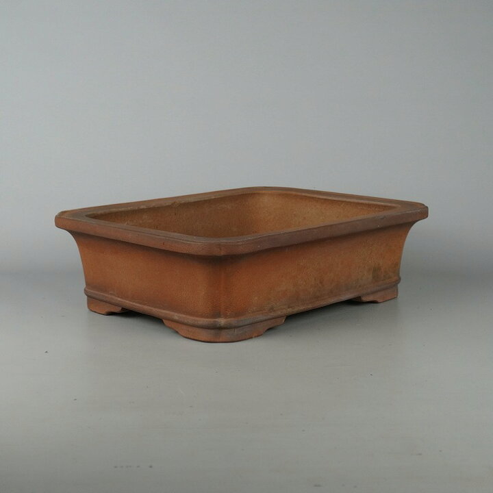 楽天市場】【中古】 盆栽鉢 誠文窯 尾州 誠文造 中型 長辺 約 29cm 長 