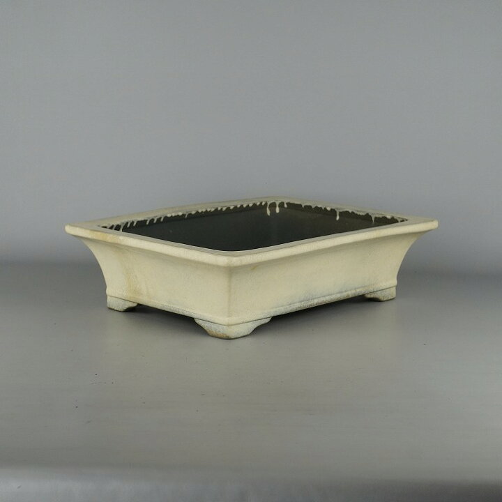 楽天市場】【中古】盆栽鉢 常滑 鴻陽造 中型 長辺 約37.7cm 長方鉢 