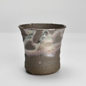 盆栽鉢 鉄釉そり釉 2.5号　幅8.5cm×高さ8cm 陶器