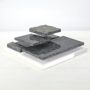 庵治石 小物トレイL 段違い飾り棚 盆栽 苔玉 アクセサリー