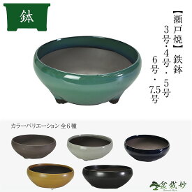 盆栽鉢 植木鉢 瀬戸焼 鉄鉢 3号 4号 5号 6号 7.5号 ウ泥 生子 クリーム オリベ 黄 黒マット 山野草鉢 観葉植物 多肉植物 円形 丸 浅型 浅鉢