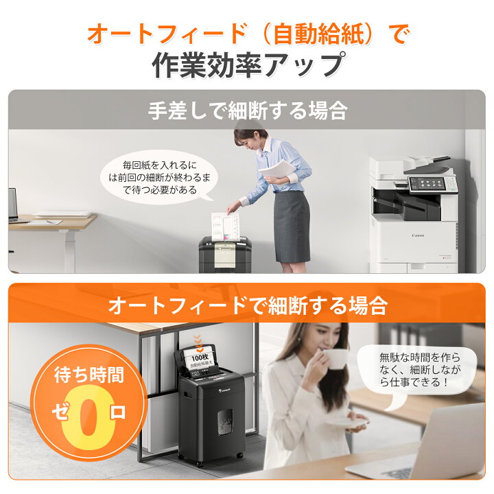 楽天市場】Bonsaii オートフィード シュレッダー 業務用 自動送り機能  