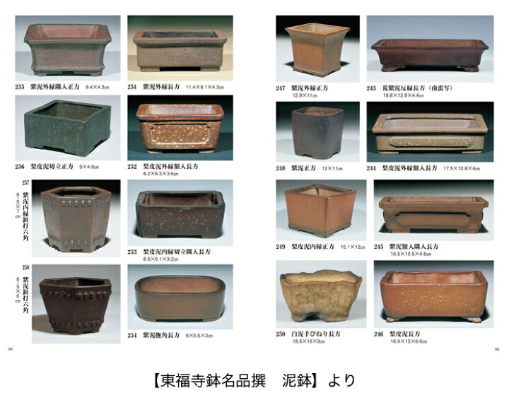 初代平安東福寺 #水盤 #時代 #泥味 #約 22.5×18×2.5㎝ #盆栽（平安 