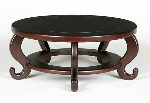 盆栽飾り卓 盆栽飾り台 「丸五足卓 44型」 盆栽卓 盆栽台 花台 丸卓 15号 44cm 松柏 雑木 中品盆栽に最適 【送料無料】